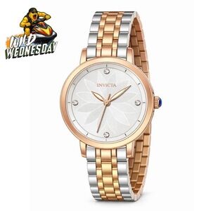 NWT Invicta Wildflower Tigerlily Women's Watch - 34mm, Rose Gold, Steel (69297)